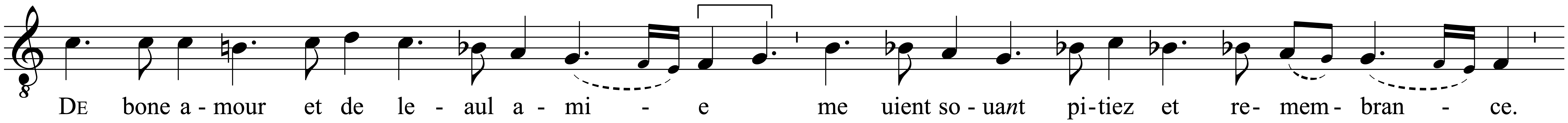 Work musical notation